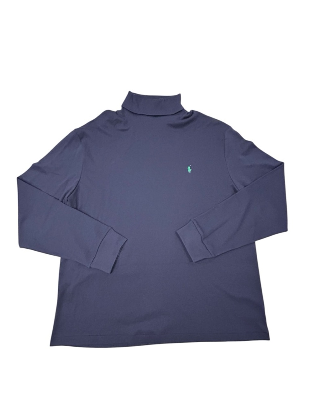 Polo Ralph Lauren Men’s VTG Navy‎ Long Sleeve Turtleneck with Pony Logo XXL NWOT